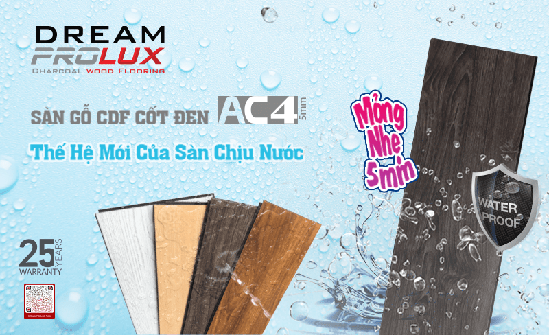Sàn gỗ mỏng nhất